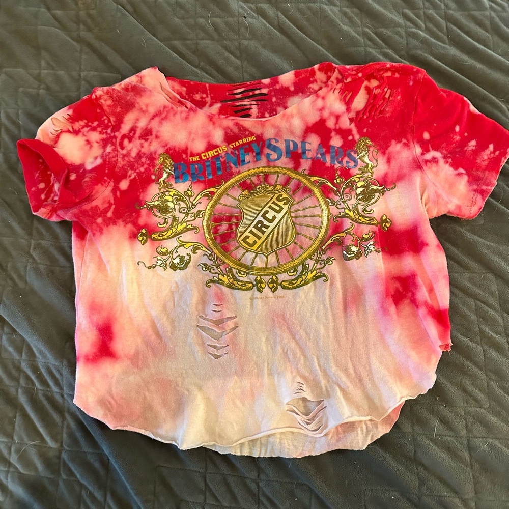 Vintage Britney Spears distressed Concert Tee